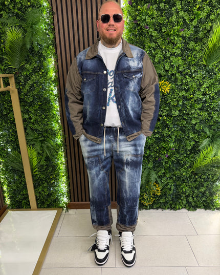 COORDSET JEANS E NAYLON