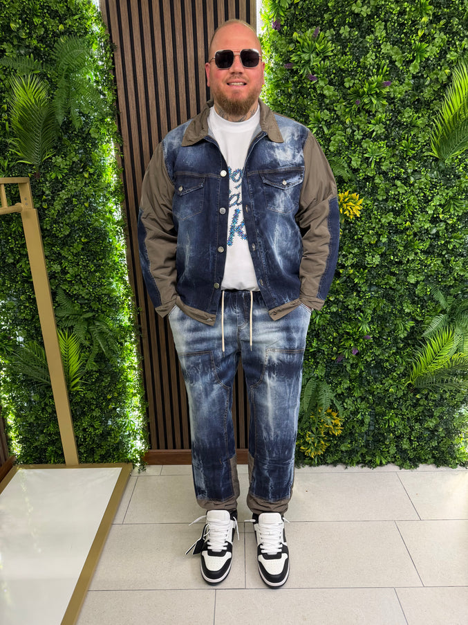 COORDSET JEANS E NAYLON