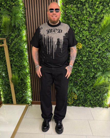 Jeans SUPER BAGGY Nero (BURBANK)
