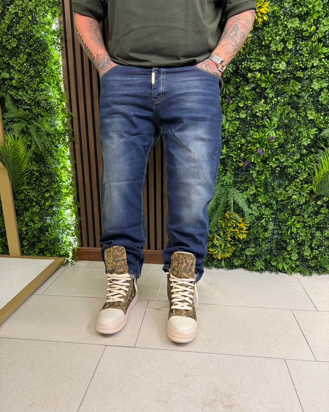 Jeans BAGGY Blu No Rotture