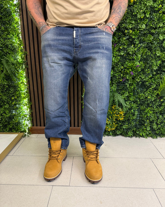 Jeans BAGGY Blu Micro Rotture (USED)
