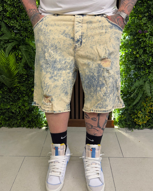 SHORT BASKET BLU “STC/2”