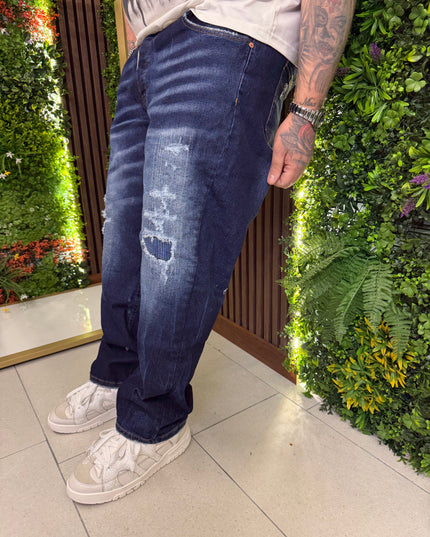 Jeans BAGGY Con Toppe Alle Gambe (REPATCH)