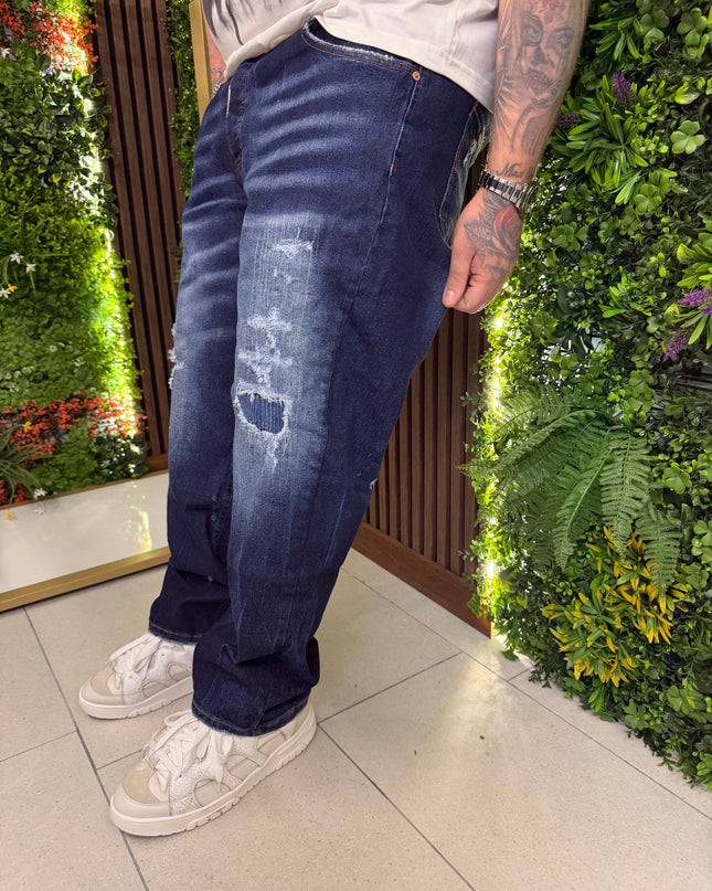 Jeans BAGGY Con Toppe Alle Gambe (REPATCH)