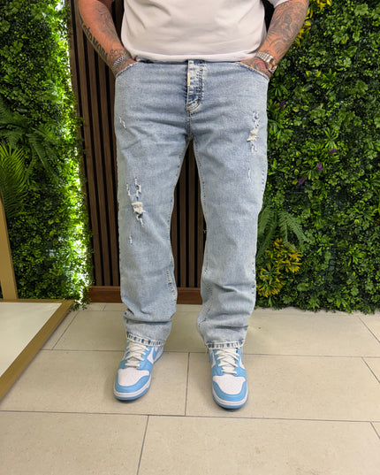 Jeans BAGGY Lavaggio Levi’s Con Strappi (VEINS)