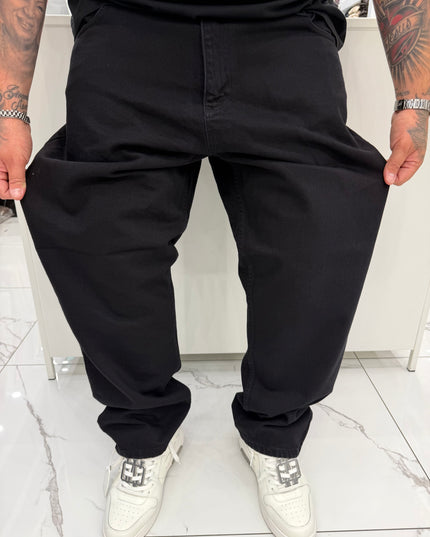 JEANS SUPER BAGGY NERO “BURBANK”