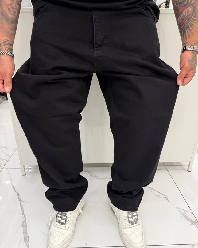 JEANS SUPER BAGGY NERO “BURBANK”