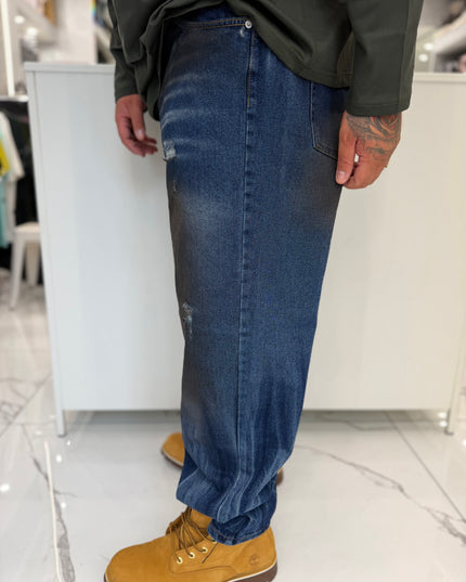JEANS SUPER BAGGY “SPORCATO”