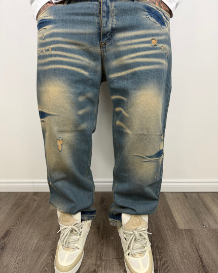 JEANS SUPER BAGGY “SABBIATO PREMIUM”