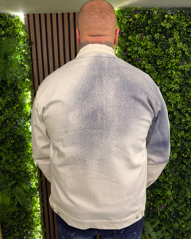 Giubbino Sfumato Con Bottoni a Pressione