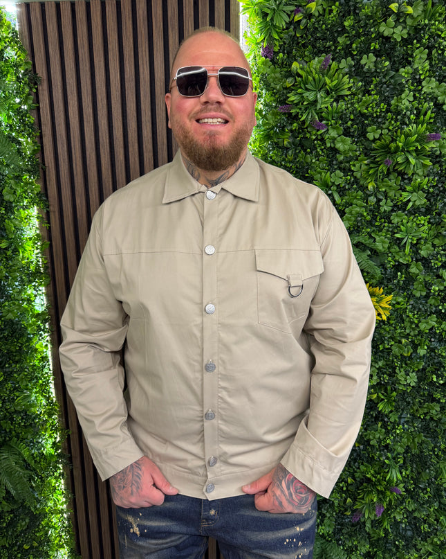 Giubbino Colorato Con Bottoni A Pressione