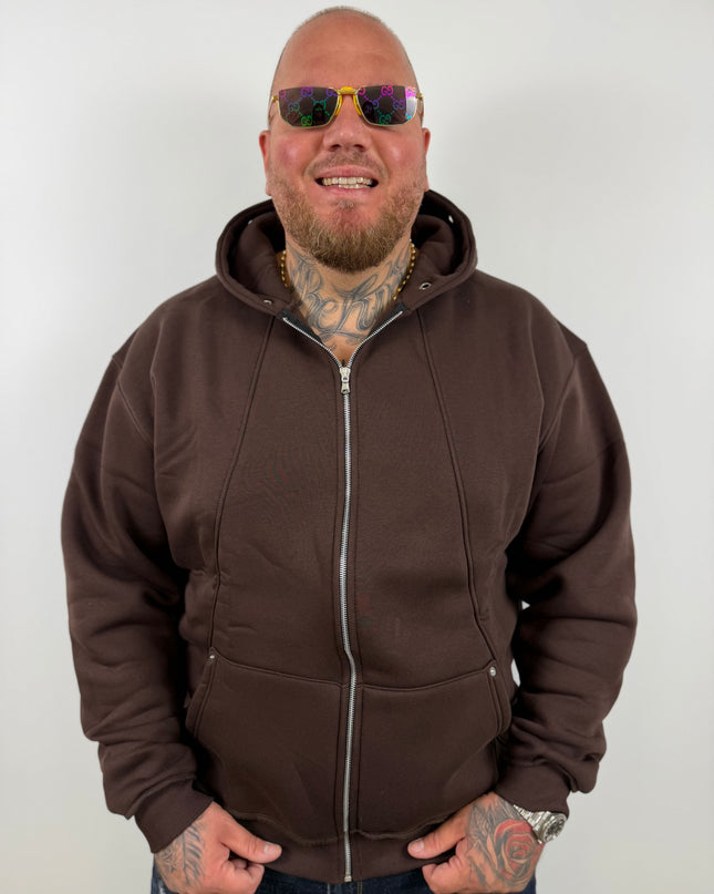 FELPA “ZIP-BORCHIE”