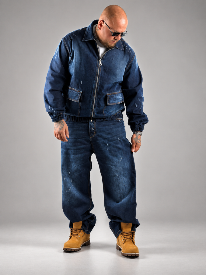 COORDSET JEANS SUPER BAGGY “LAV: DSQ2”