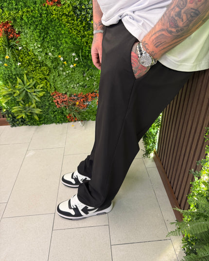 PANTALONE FONDO AMPIO MEZZA MOLLA E BOTTONE