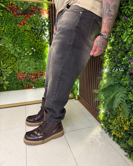 Jeans BAGGY SABBIATO Black Micro Rotture (USED)