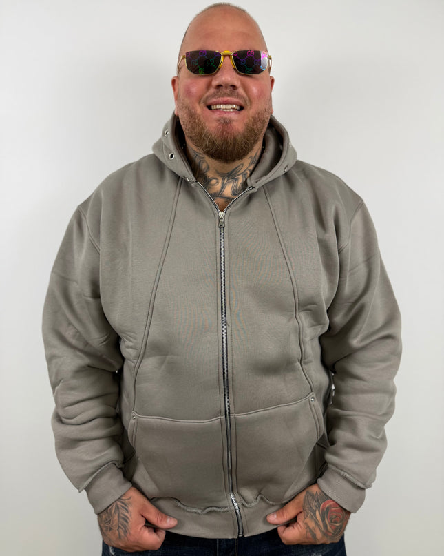 FELPA “ZIP-BORCHIE”