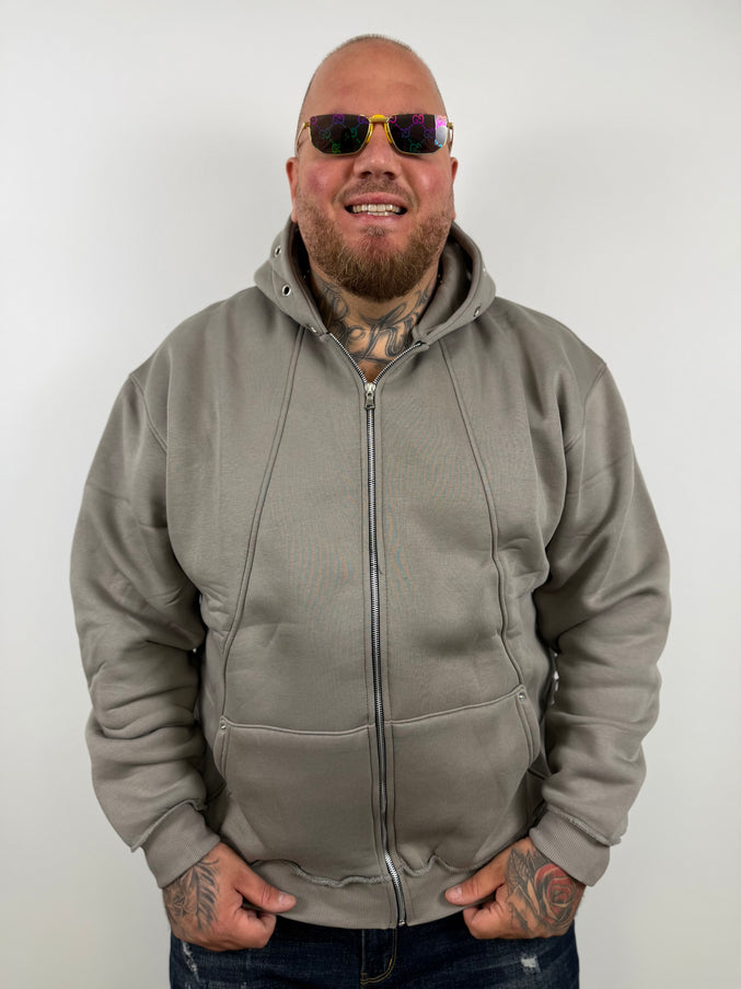 FELPA “ZIP-BORCHIE”