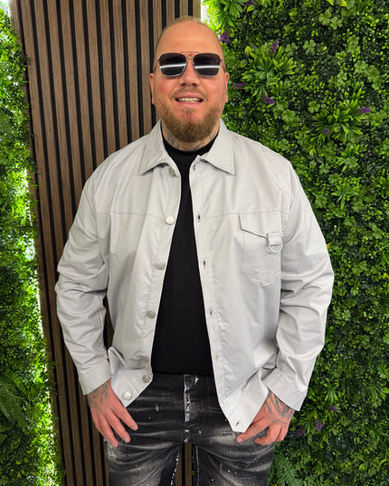 Giubbino Colorato Con Bottoni A Pressione