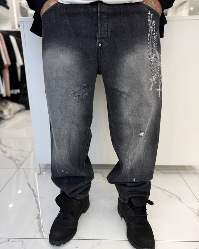 JEANS SUPER BAGGY “COLLANA PREMIUM”