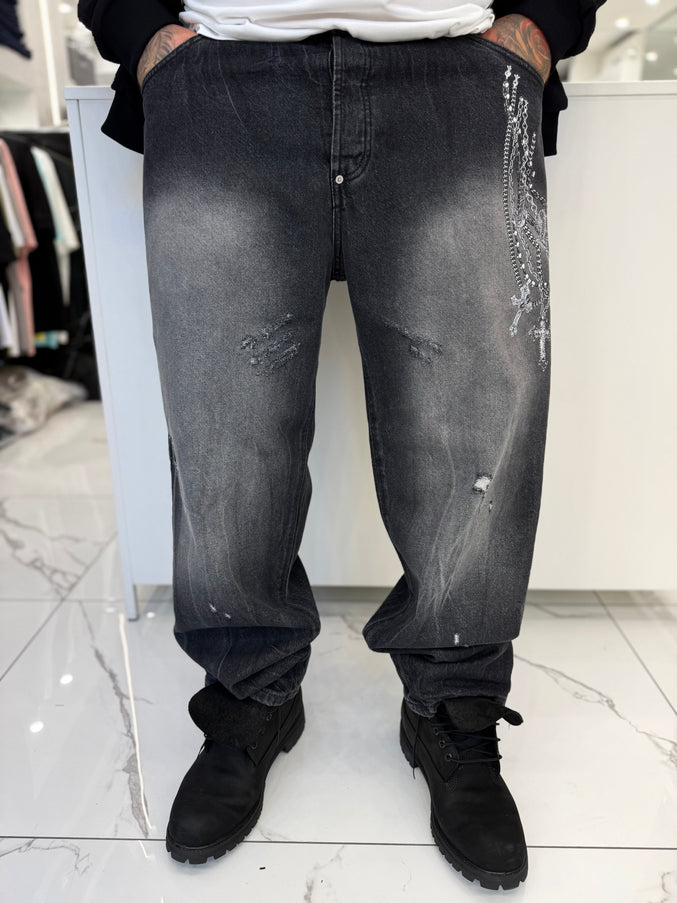 JEANS SUPER BAGGY “COLLANA PREMIUM”