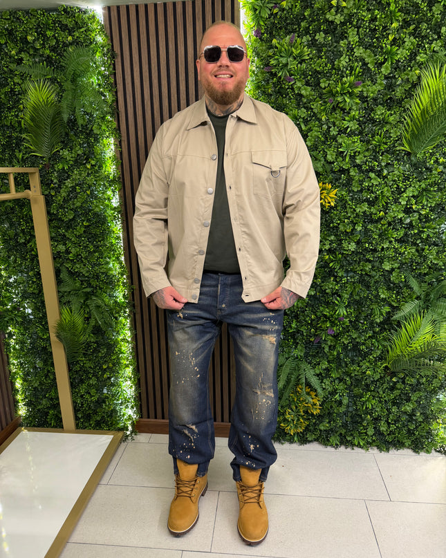 Giubbino Colorato Con Bottoni A Pressione