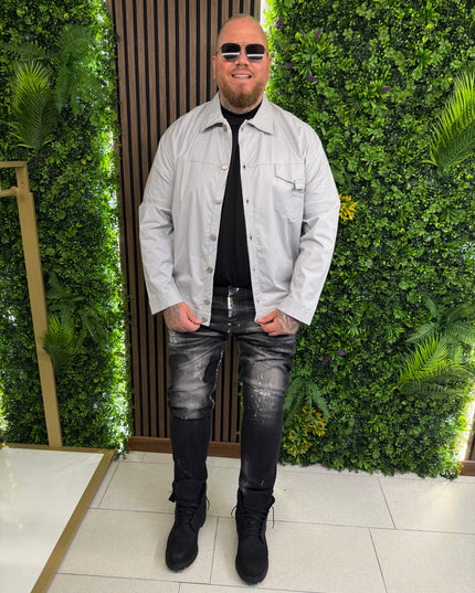 Giubbino Colorato Con Bottoni A Pressione