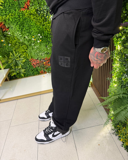 TRACKSUIT COTONE CON INSERTI ECO-PELLE