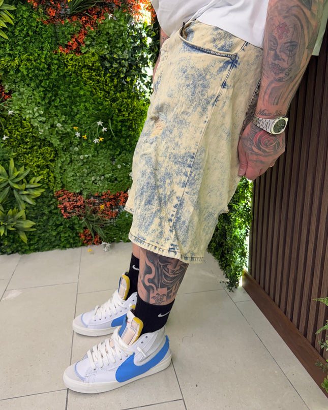 SHORT BASKET BLU “STC/2”