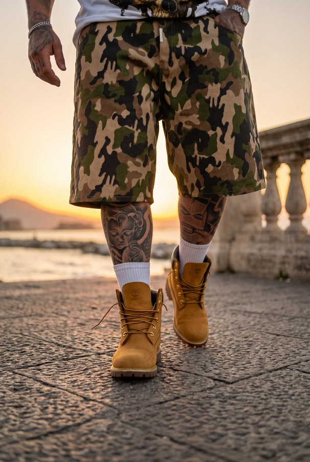 SHORT BAGGY “MILITARE”