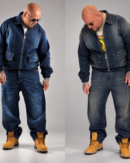 COORDSET JEANS SUPER BAGGY “CP” (DUE LAVAGGI)