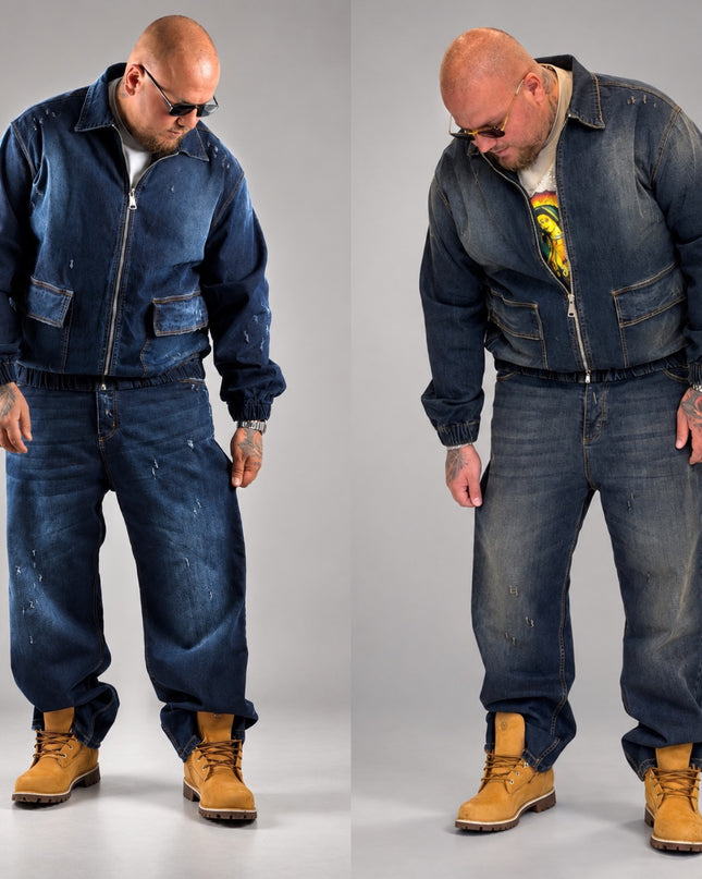 COORDSET JEANS SUPER BAGGY “CP” (DUE LAVAGGI)