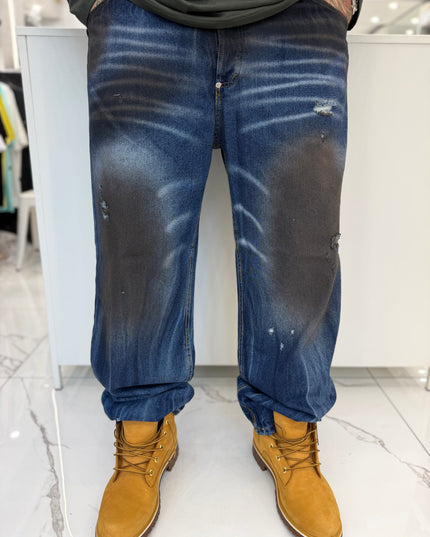 JEANS SUPER BAGGY “SPORCATO”