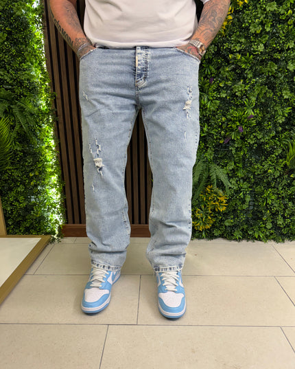 Jeans BAGGY Lavaggio Levi’s Con Strappi (VEINS)