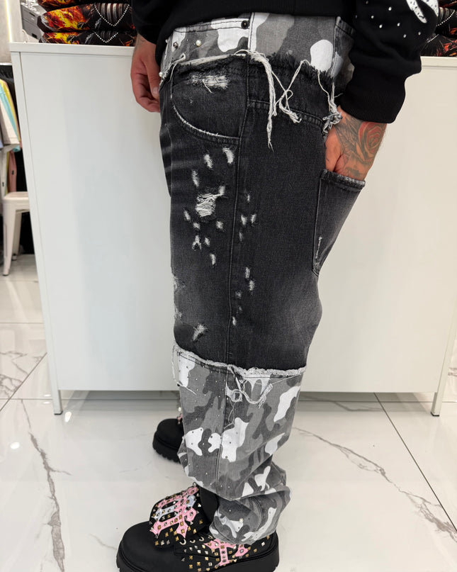 JEANS SUPER BAGGY “MILITARE”