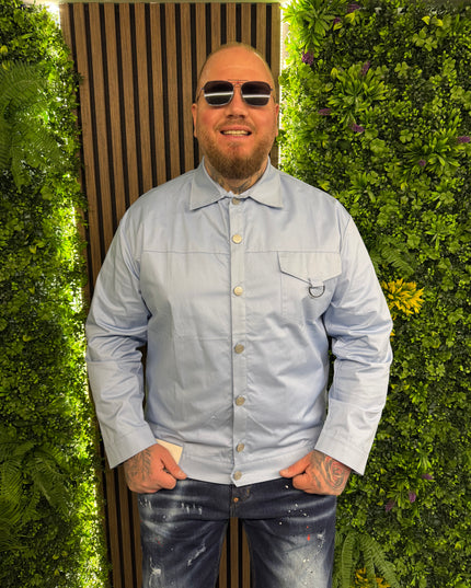 Giubbino Colorato Con Bottoni A Pressione