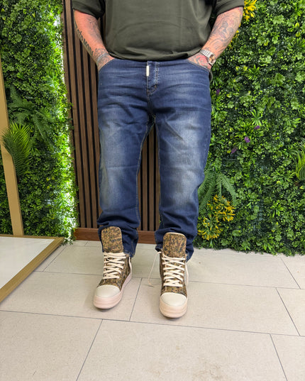 Jeans BAGGY Blu No Rotture