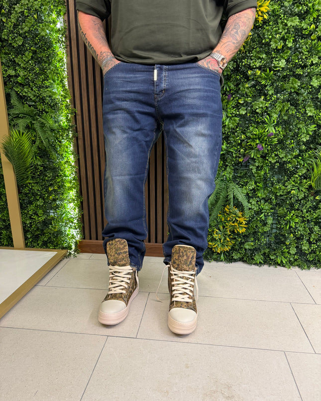 Jeans BAGGY Blu No Rotture