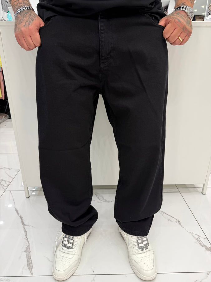 JEANS SUPER BAGGY NERO “BURBANK”