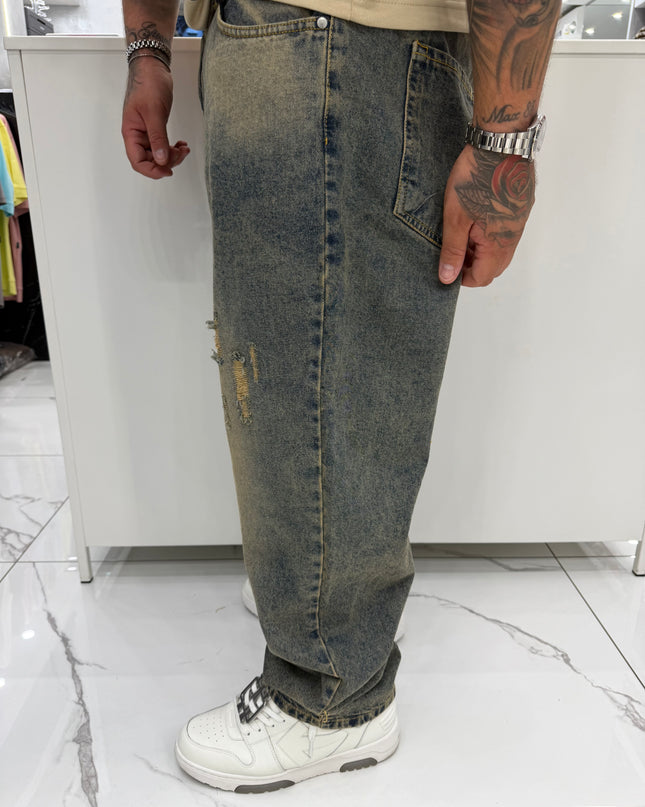 JEANS SUPER BAGGY “SABBIATO POWER”