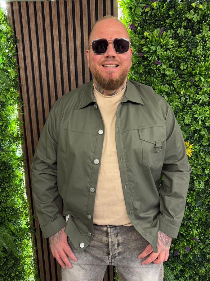 Giubbino Colorato Con Bottoni A Pressione